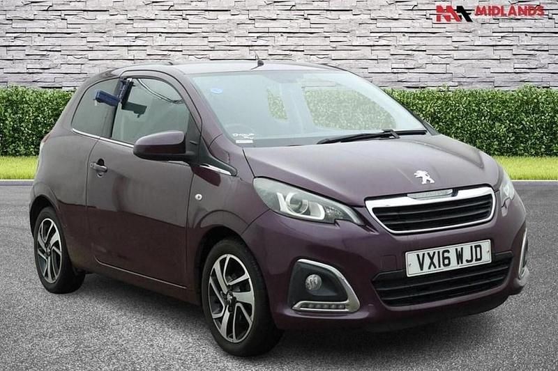 Used Peugeot 108 Allure 82 HP (60 kW) 2016 Purple Hatchback