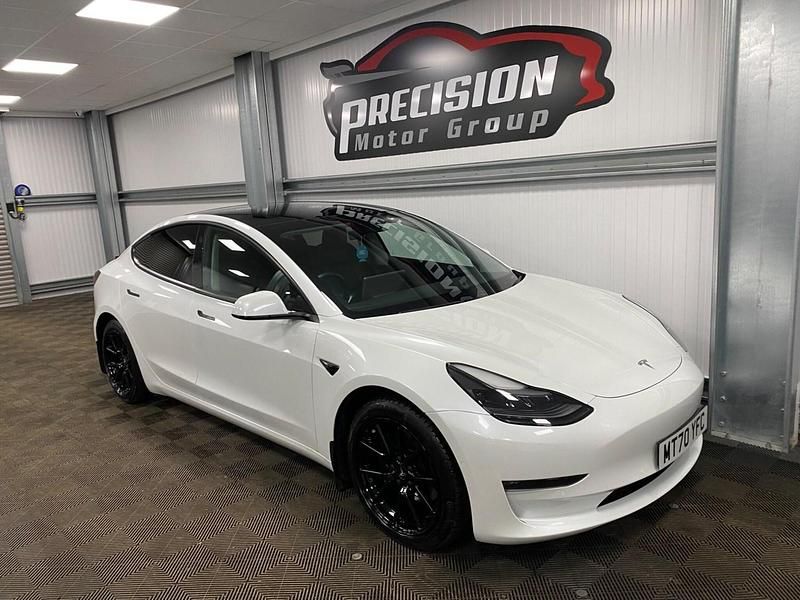 Used Tesla Model 3 Long Range AWD 366 kW (498 HP) 2020 White Sedan
