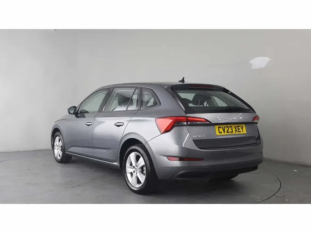 Used Skoda Scala SE 110 HP (80 kW) 2023 Graphite grey metallic Hatchback