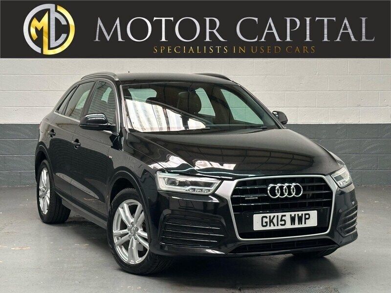 Black Used 2015 Audi Q3 S-Line SUV | £8,995 (Fair price) - Image 1/4