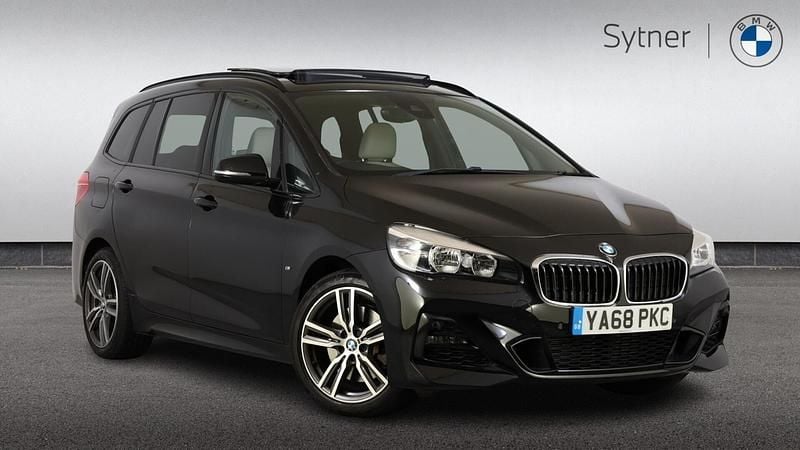 Black Used 2018 BMW 220 Gran Tourer M Sport MPV | £21,000 - Image 1/4