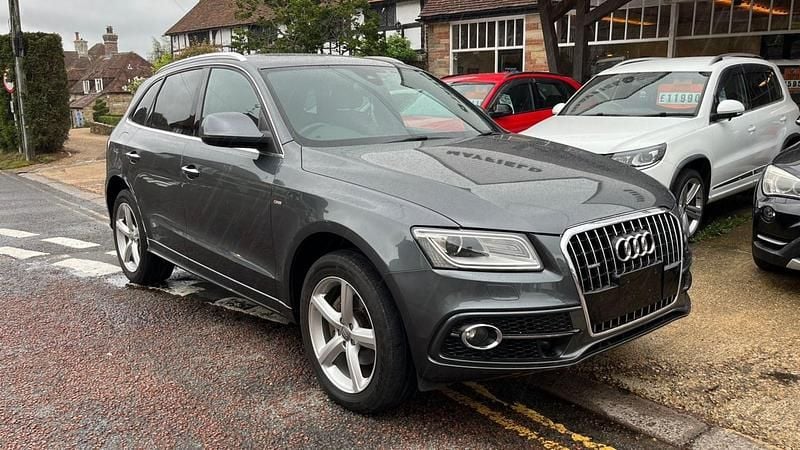 Grey Used 2016 Audi Q5 S-Line SUV | £14,990 (Fair price) - Image 1/4