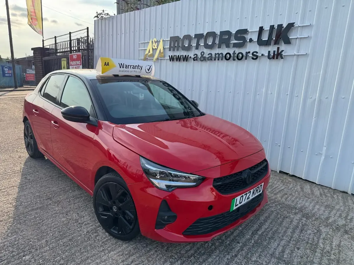 Used Vauxhall Corsa-e Edition 100 kW (136 HP) 2022 Red Hatchback