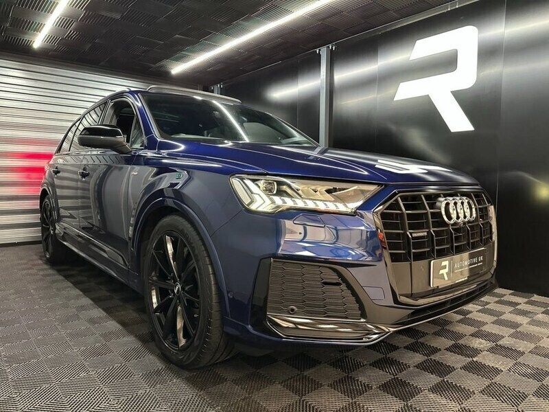 Blue Used 2019 Audi Q7 Black Edition SUV | £39,995 (Expensive) - Image 1/3