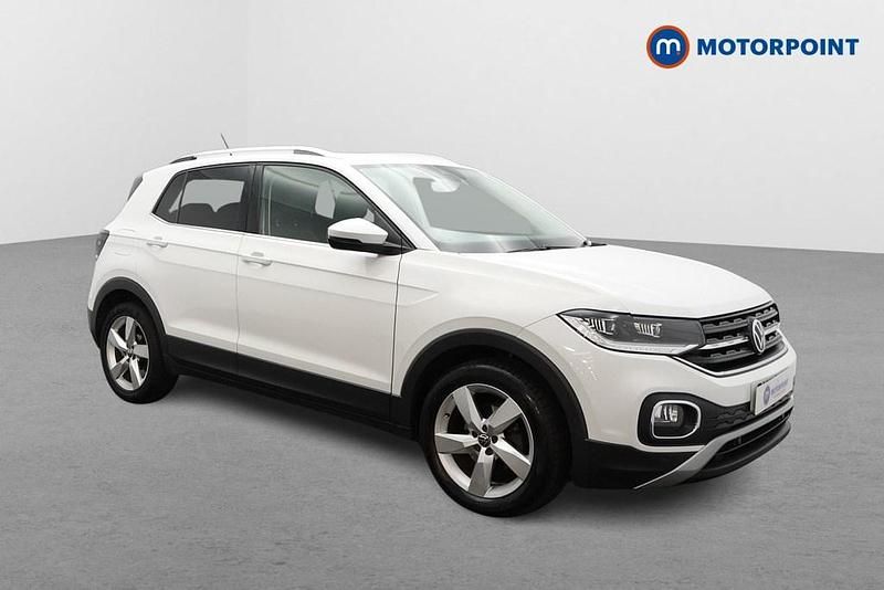 White Used 2021 VW T-Cross SEL SUV | £14,349 (Fair price) - Image 1/4