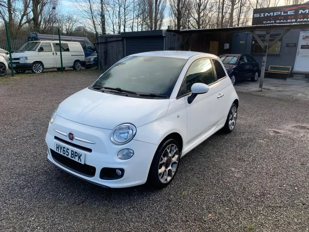 Używany Fiat 500 S 69 KM (50 kW) 2015 Biały Hatchback