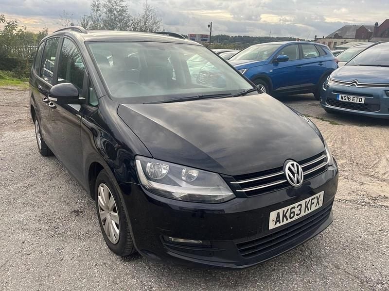 Black Used 2013 VW Sharan S MPV | £4,750 (Fair price) - Image 1/4