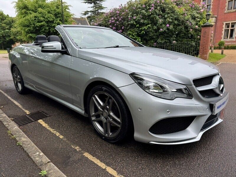 Iridium silver metallic Used 2013 Mercedes E220 AMG Cabriolet | £11,200 (Fair price) - Image 1/4
