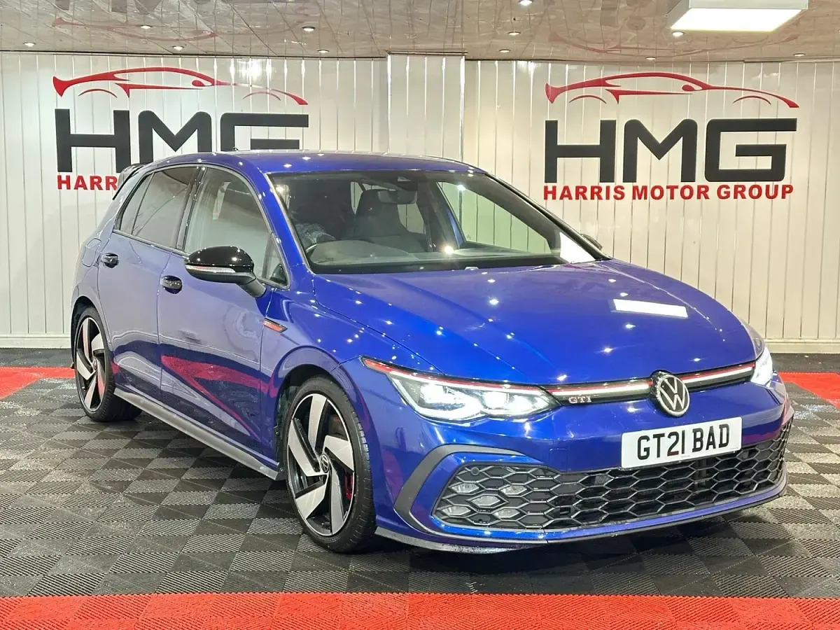 Used VW Golf VII GTI 245 HP (180 kW) 2021 Blue Hatchback