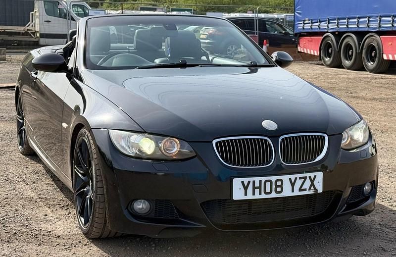 Used BMW 325 Cabriolet M Sport 2008 Black Cabriolet