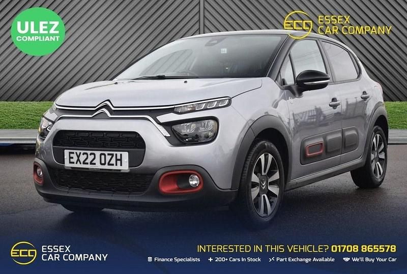 Grey Used 2022 Citroën C3 PureTech Hatchback | £10,840 (Fair price) - Image 1/4