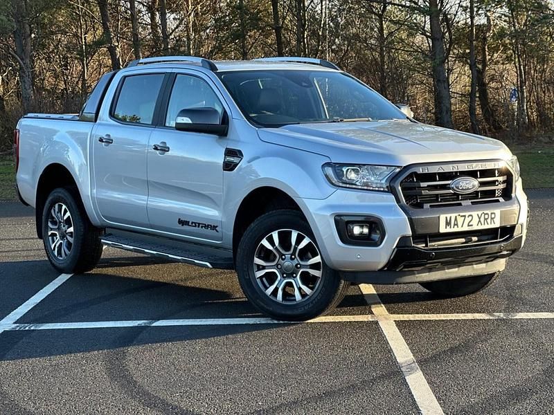 Silver Used 2022 Ford Ranger Wildtrack Pickup | £19,995 (Good price) - Image 1/4