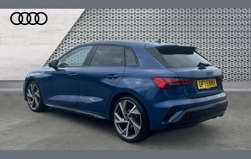 Used Audi A3 Black Edition 147 HP (108 kW) 2025 Blue Hatchback