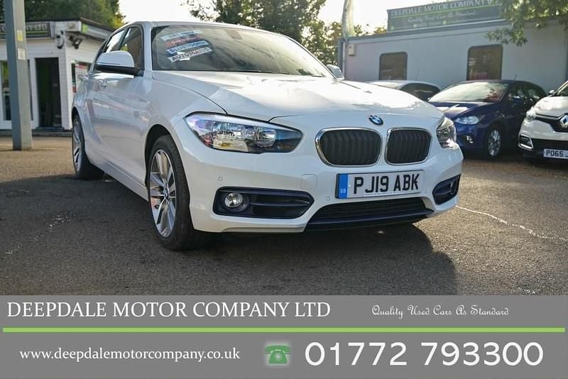 White Used 2019 BMW 118 Sport Line Hatchback | £12,490 (Super price) - Image 1/4