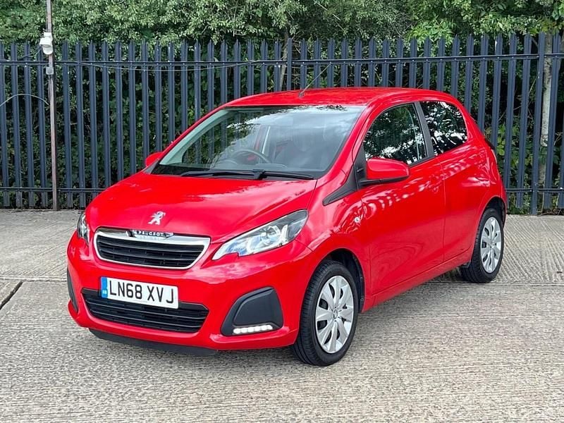 Red Used 2018 Peugeot 108 Active Hatchback | £6,495 (Fair price) - Image 1/3