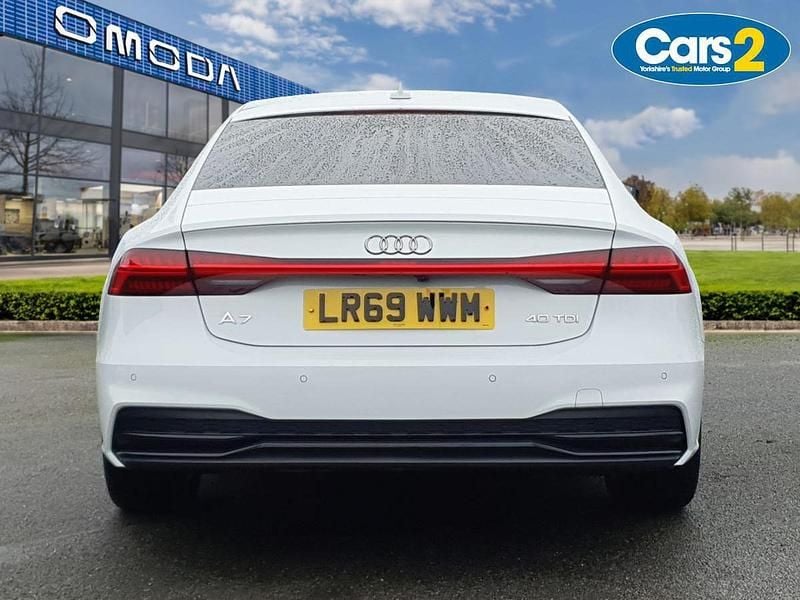 Used Audi A7 Black Edition 200 HP (147 kW) 2019 White Hatchback