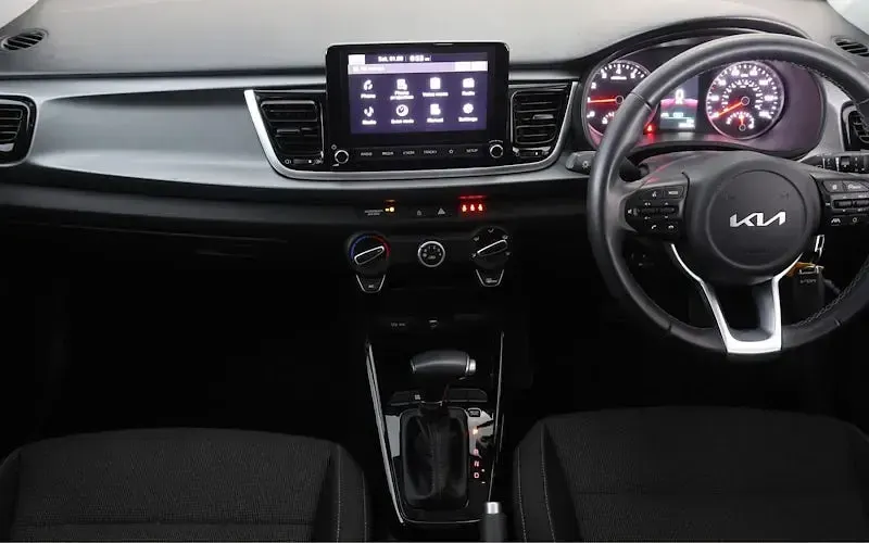 Used Kia Rio 101 HP (74 kW) 2021 Black Hatchback