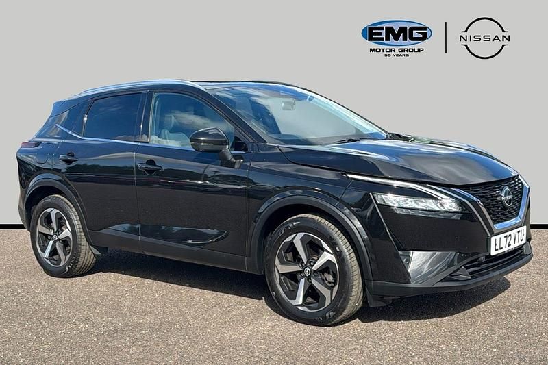 Black Used 2022 Nissan Qashqai N-Connecta SUV | £15,195 (Fair price) - Image 1/3