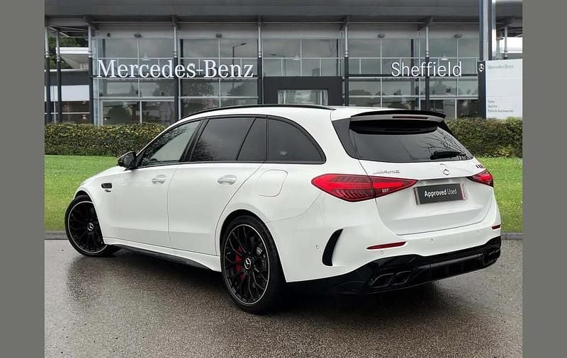 Used Mercedes C63S AMG Premium Plus 670 HP (492 kW) 2023 White Estate