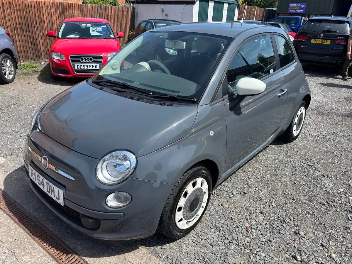 Used Fiat 500 69 HP (50 kW) 2014 Grey Hatchback