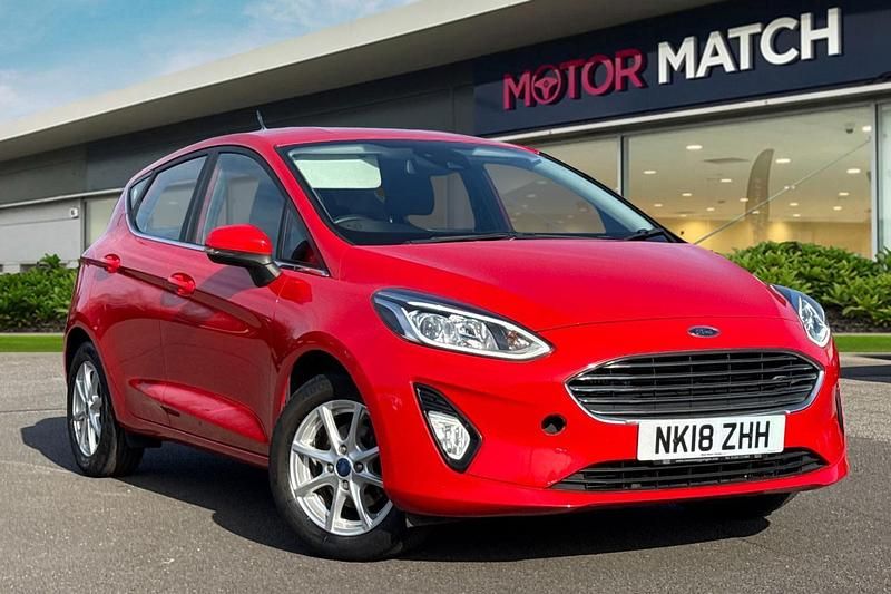 Used Ford Fiesta Zetec 2018 Red Hatchback