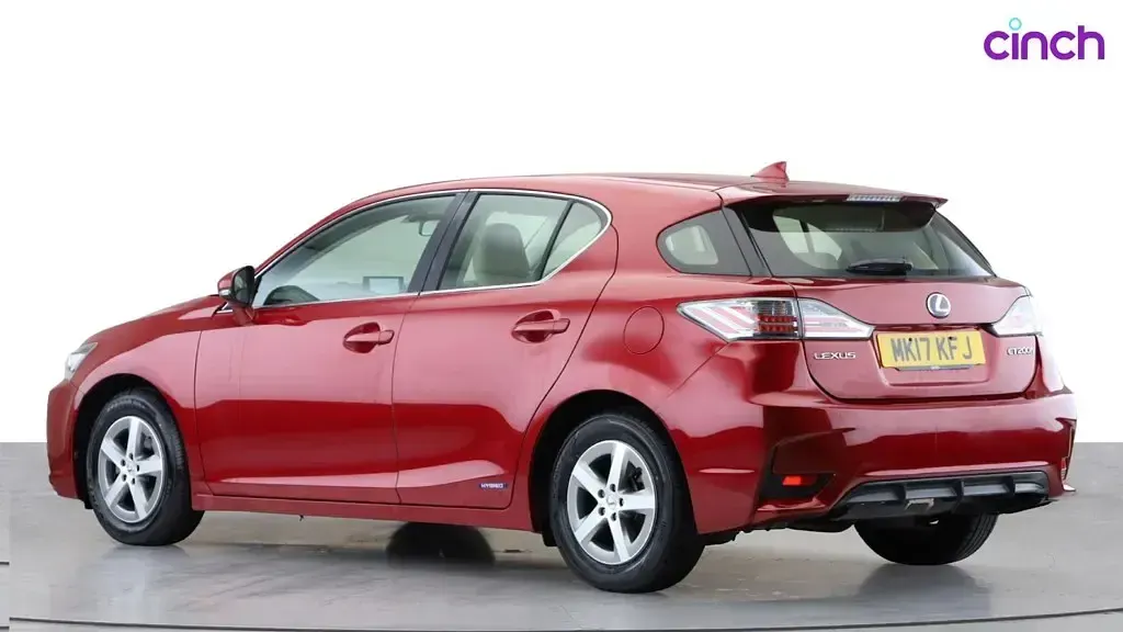 Used Lexus CT200h 2017 Red Hatchback