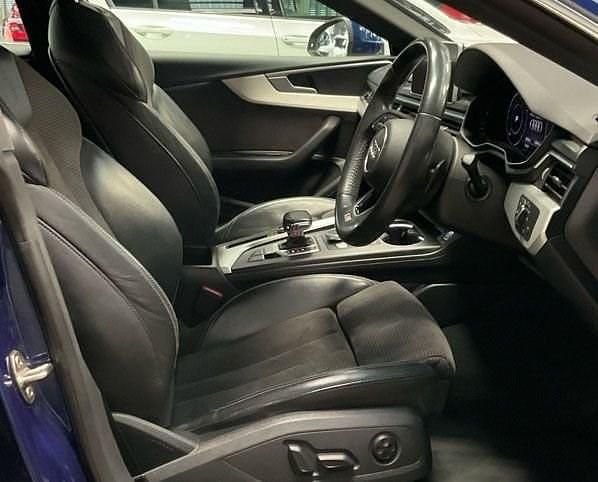 Used Audi A5 Sportback S-Line 252 HP (185 kW) 2018 Blue Hatchback