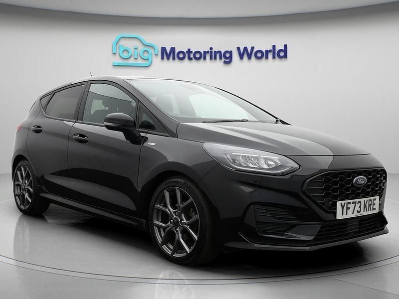 Black Used 2024 Ford Fiesta ST-Line Hatchback | £13,800 (Good price) - Image 1/4
