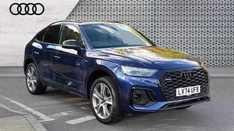 Blue Used 2024 Audi Q5 Black Edition SUV | £46,745 - Image 1/4