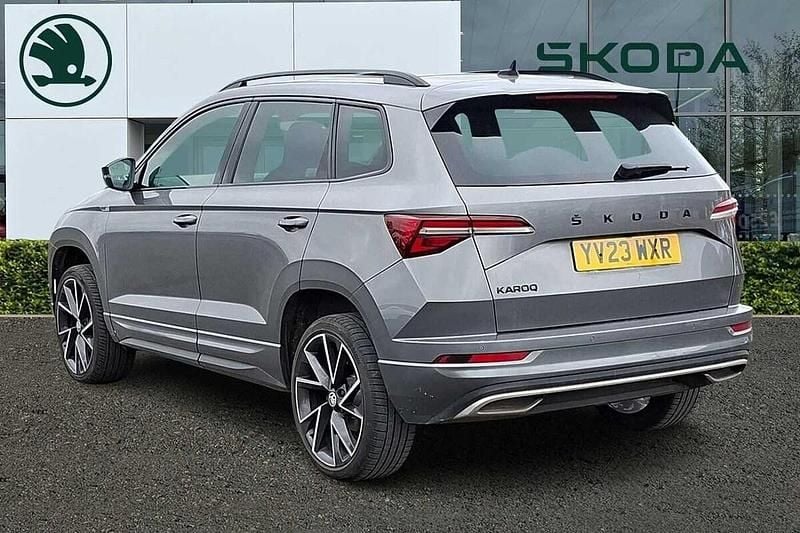 Used Skoda Karoq SportLine 110 HP (80 kW) 2023 Graphite grey metallic SUV