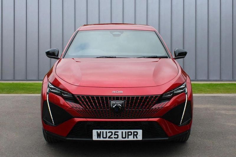 Red Used 2025 Peugeot 408 GT Sedan | £22,489 (Fair price) - Image 1/4