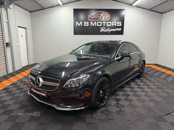 Used Mercedes CLS220 AMG line 177 HP (130 kW) 2016 Black Coupe