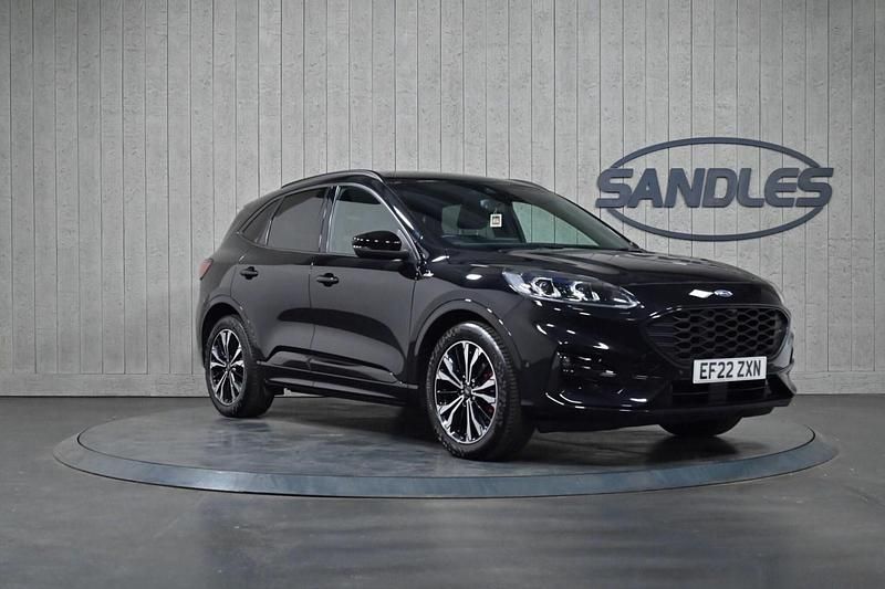 Black Used 2022 Ford Kuga ST-Line X SUV | £19,299 (Fair price) - Image 1/4
