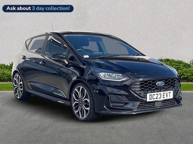Black Used 2023 Ford Fiesta ST-Line X Hatchback | £14,299 (Fair price) - Image 1/4
