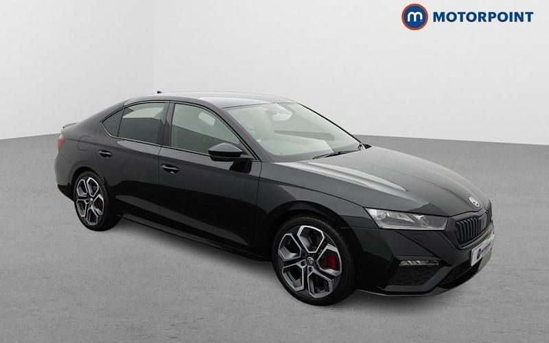 Black Used 2024 Skoda Octavia vRS Hatchback | £29,099 (Expensive) - Image 1/4