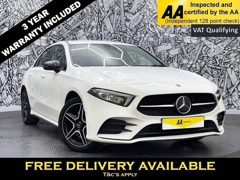 White Used 2022 Mercedes A250 AMG line Sedan | £19,995 (Good price) - Image 1/2