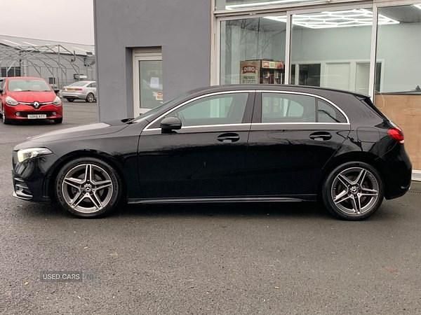 Used Mercedes A200 AMG line 2018 Black Hatchback