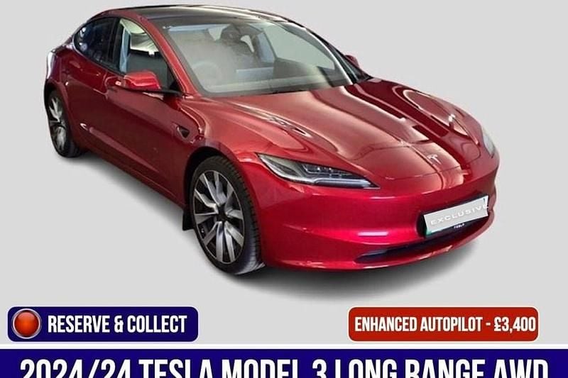 Used 2024 Tesla Model 3 Long Range AWD Sedan | £36,950 - Image 1/1