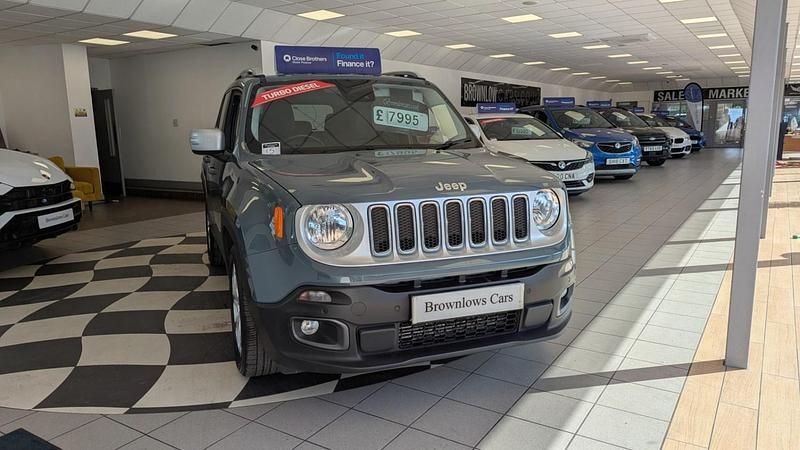 Grey Used 2017 Jeep Renegade Limited SUV | £7,995 (Fair price) - Image 1/4