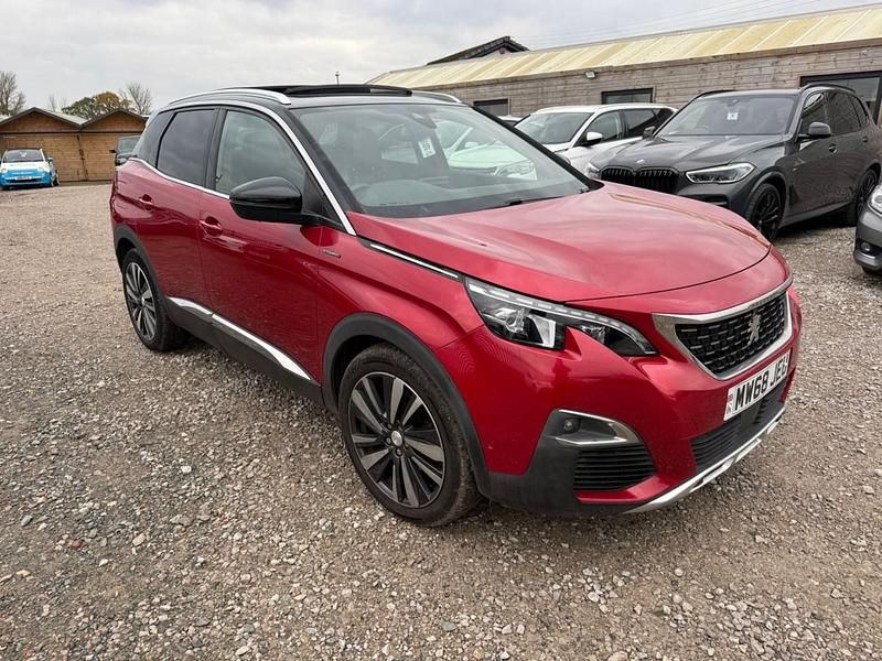 Red Used 2019 Peugeot 3008 Premium Hatchback | £12,290 (Good price) - Image 1/3