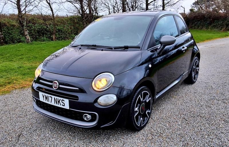 Used Fiat 500 S 69 HP (50 kW) 2017 Black Hatchback