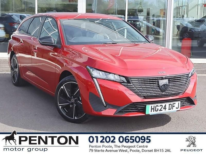Red Used 2024 Peugeot e-308 Allure Hatchback | £21,990 (Good price) - Image 1/4