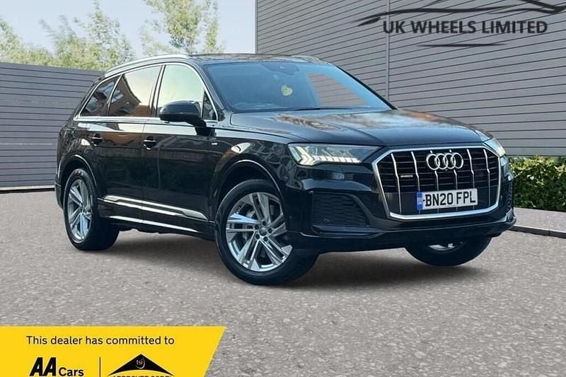 Black Used 2020 Audi Q7 S-Line SUV | £30,990 (Good price) - Image 1/1