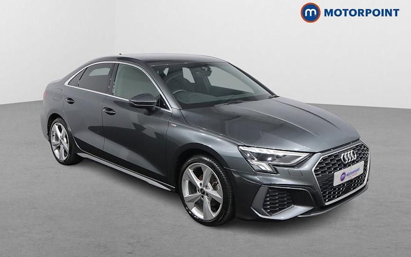 Grey Used 2023 Audi A3 S-Line Sedan | £21,949 (Good price) - Image 1/4