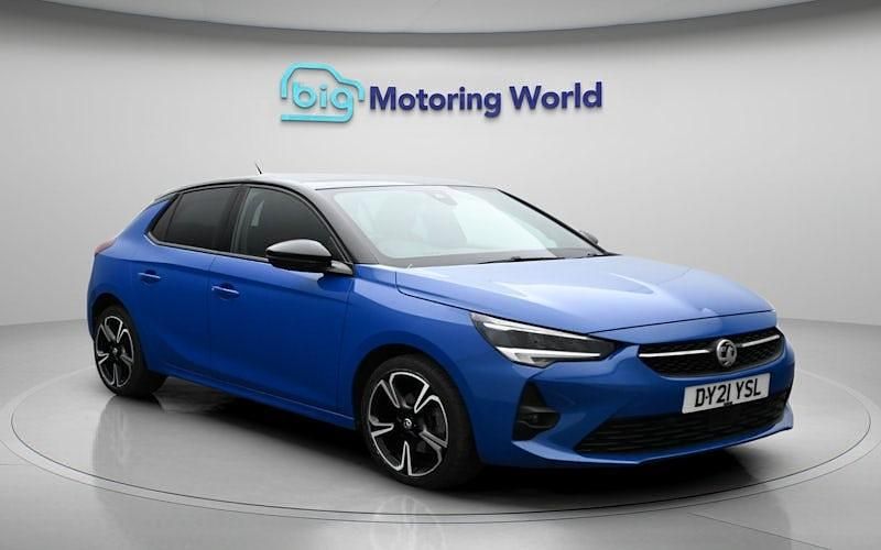 Used Vauxhall Corsa SRi 101 HP (74 kW) 2021 Blue Hatchback