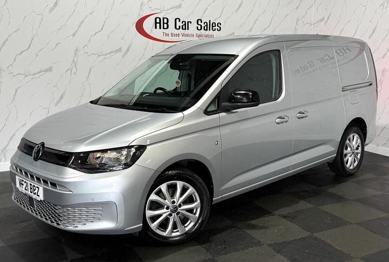 Silver Used 2021 VW Caddy Maxi Pro MPV | £15,299 (Good price) - Image 1/3