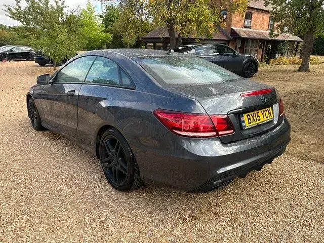 Used Mercedes E220 AMG line 2015 Grey Coupe
