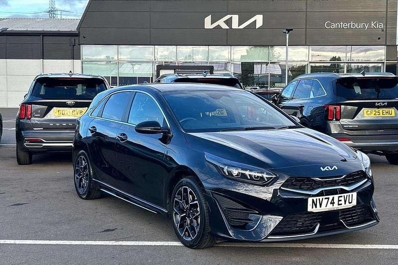 Black Used 2024 Kia Ceed GT-Line Hatchback | £21,995 (A bit pricey) - Image 1/4