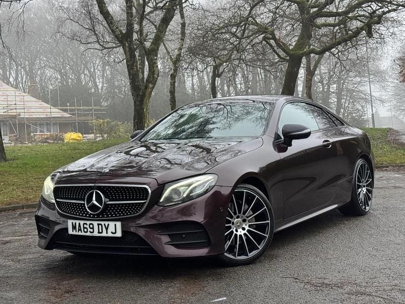Used Mercedes E220 AMG line 2019 Red Coupe
