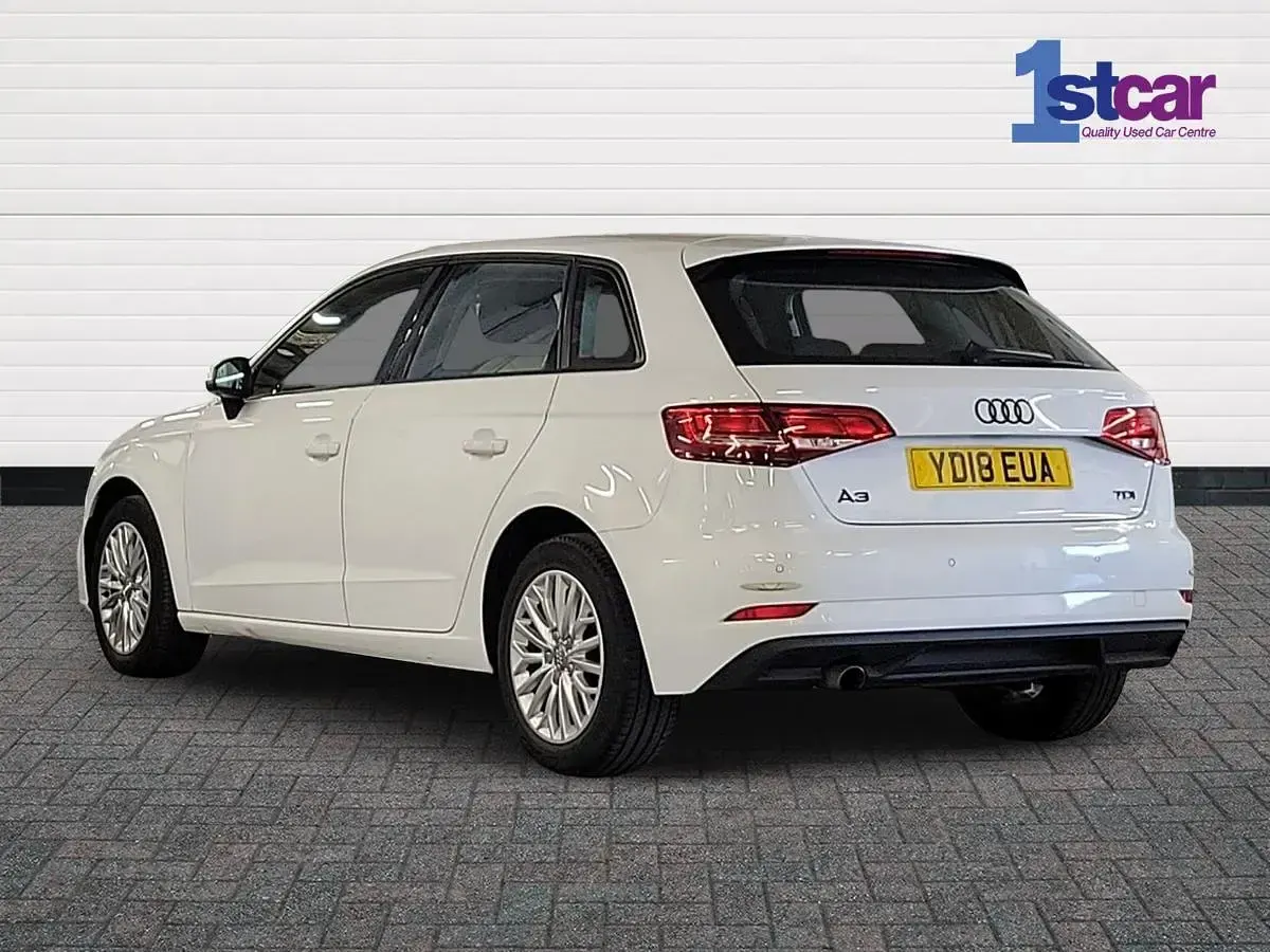 Used Audi A3 2018 White Sedan